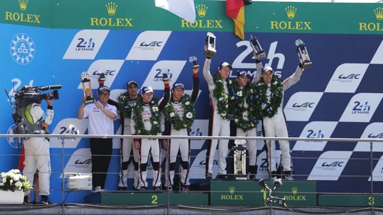 2017年ル・マンの表彰台