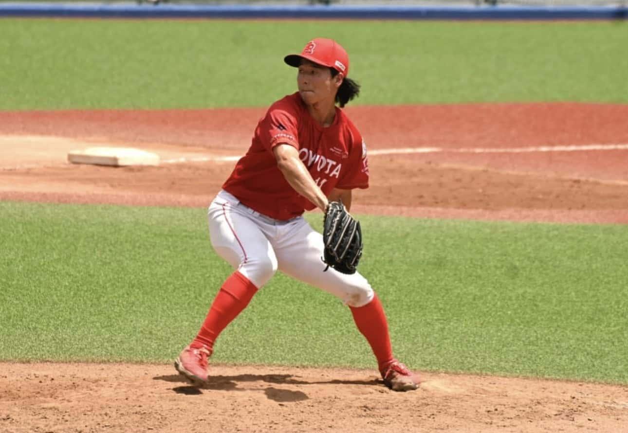 モビリティマッチで力投する増居翔太投手